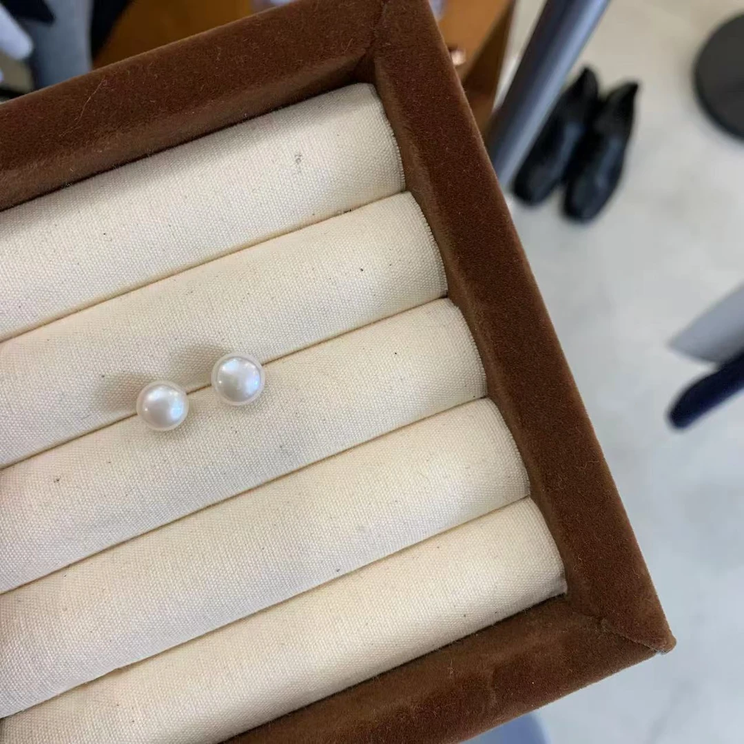 非金属仿珍珠耳饰 Tammy（8mm）耳钉