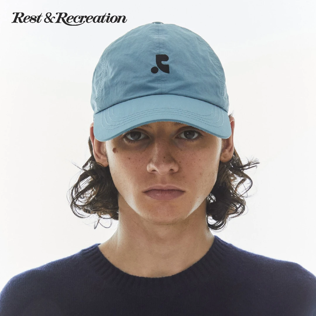 【夏诗文直播间】RestandRecreation官方刺绣logo棒球帽RR短袖