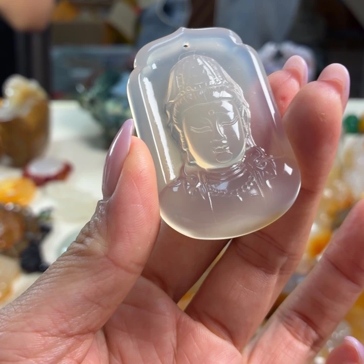 玛瑙/玉髓未镶嵌吊坠(不含链)