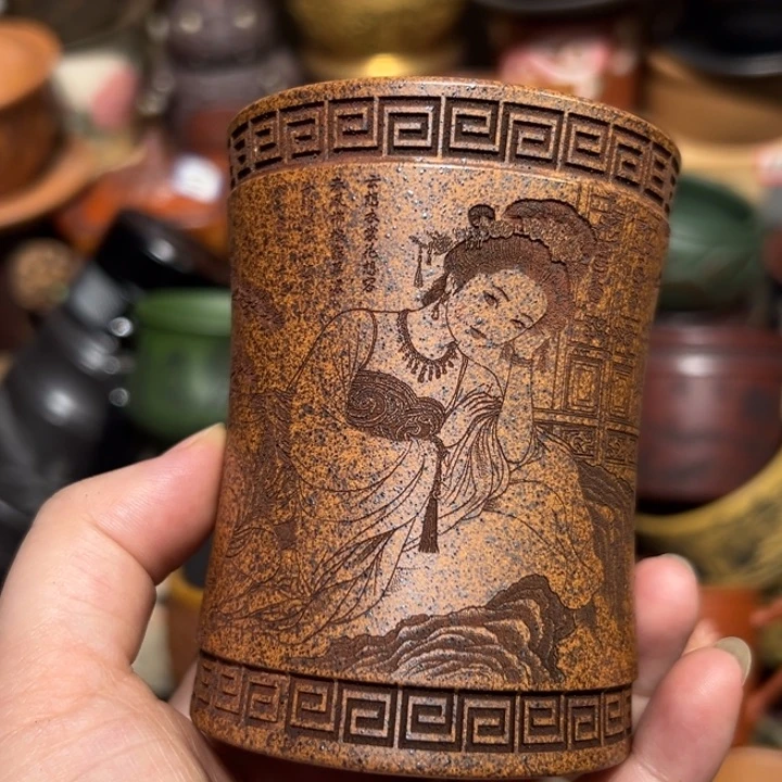 茶杯紫砂宜兴紫砂主人杯