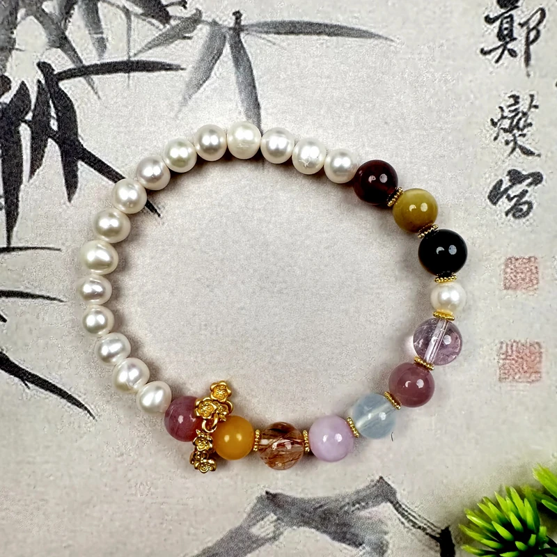 H54珍珠手链时尚轻奢古风