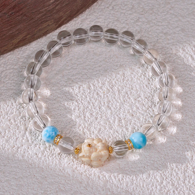 【守护·水晶版  2.0】水晶手串925（天然珠宝多样性发其一）