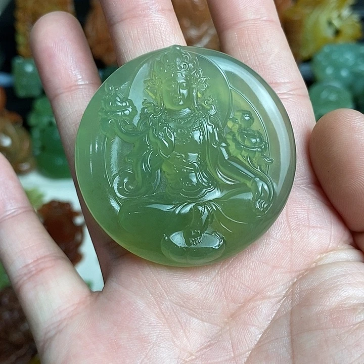 未镶嵌蛇纹石玉颈饰