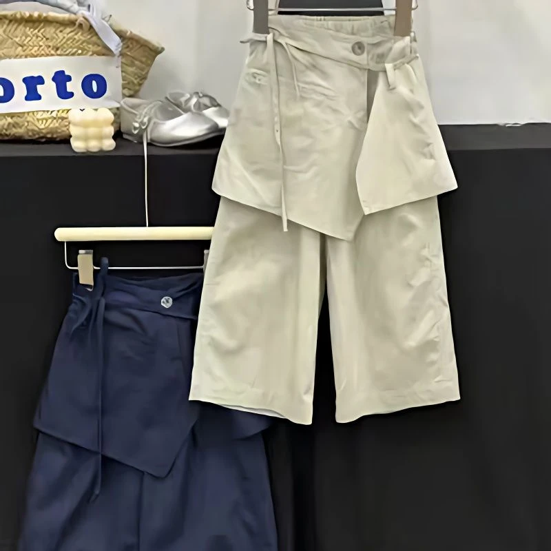 39-童装样衣单间孤品气质高腰时尚百搭夏季简约宽松潮流