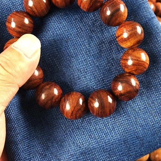 黄花梨/降香黄檀手串/手链1.8紫油梨手串