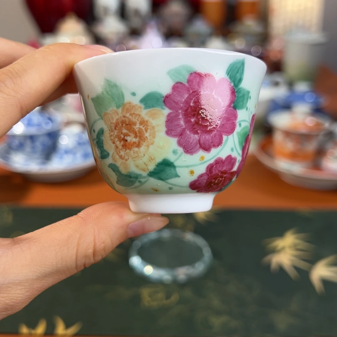 知冬煮雪手工手绘茶具单杯