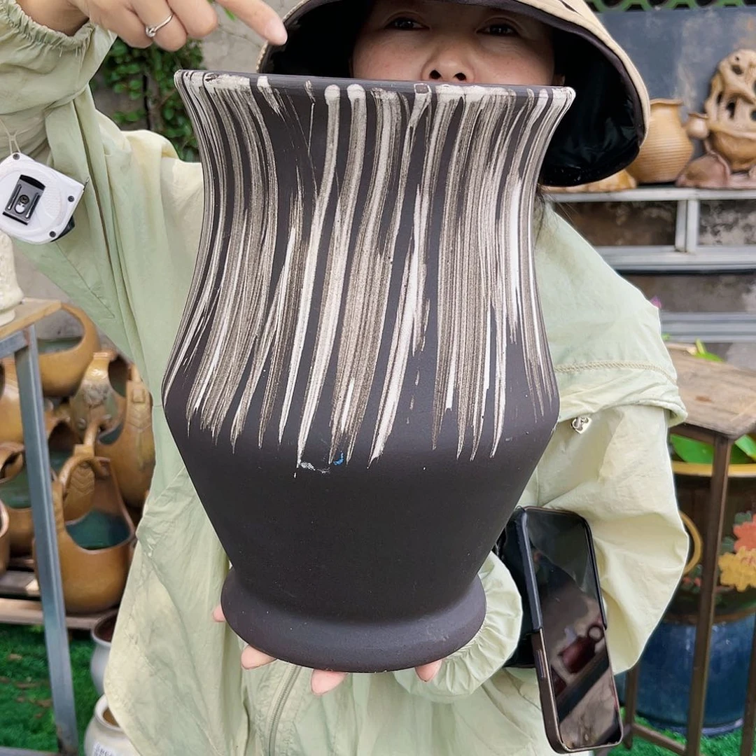 紫砂花盆王嫂花盆直播0525-福利4高30口20