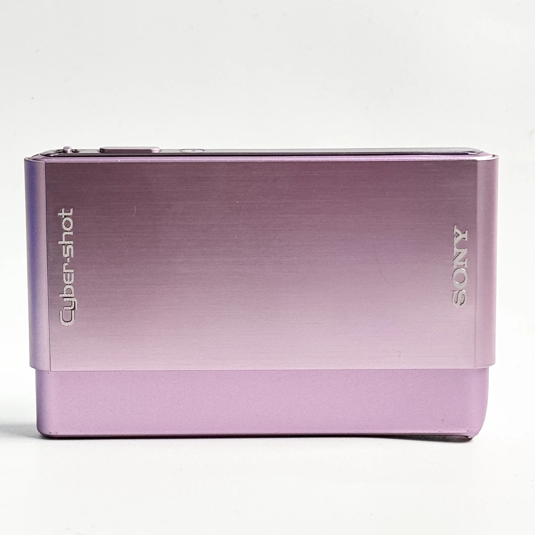 95新 Sony/索尼 t77粉色触摸屏1010万像素4倍变焦复古ccd数码相机