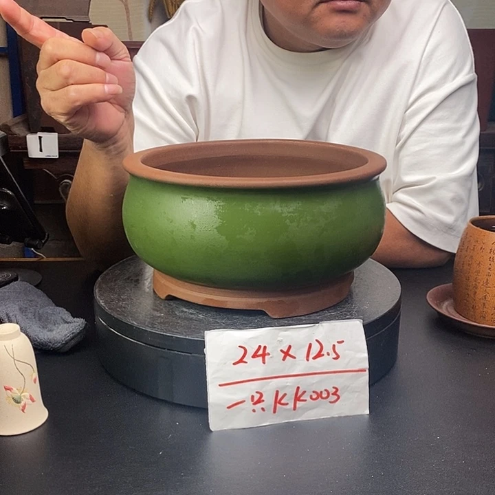 紫砂花盆货号一只KK003