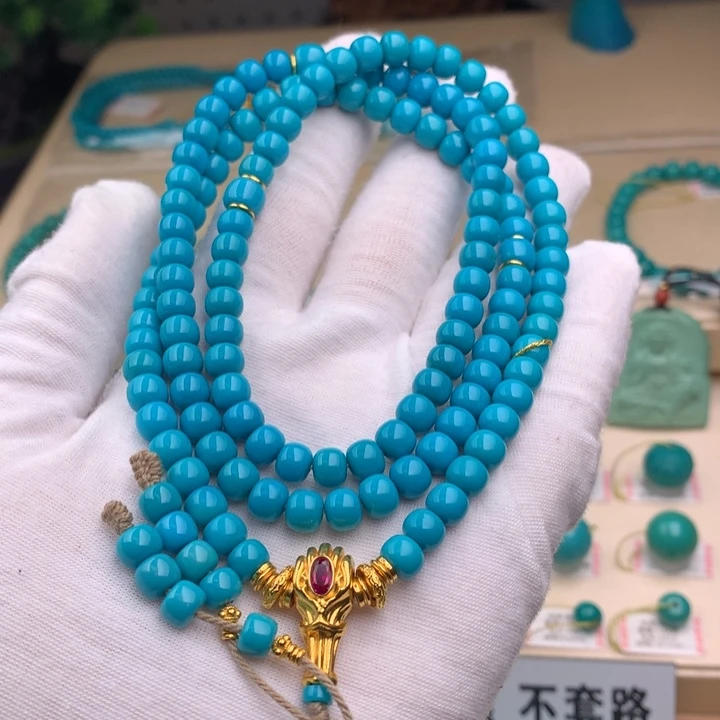 未镶嵌绿松石珠宝奇石6.3