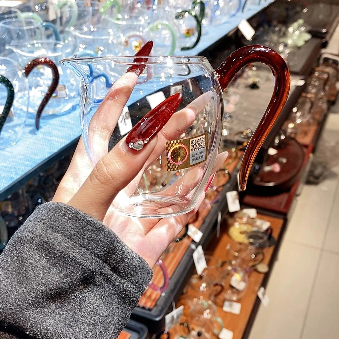 水晶玻璃吸管款，