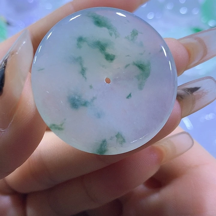 翡翠未镶嵌颈饰天然翡翠A货吊坠