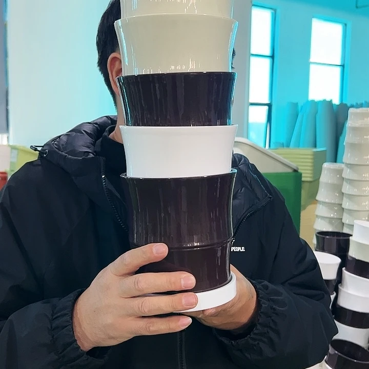 特价竹节口13.6高14白色5个带托