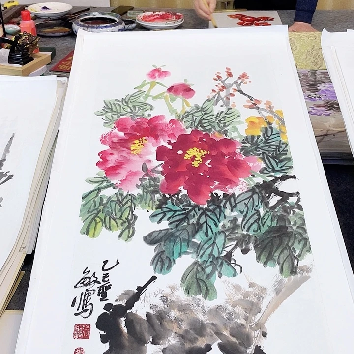 国画张圣敏先生纯手绘作品