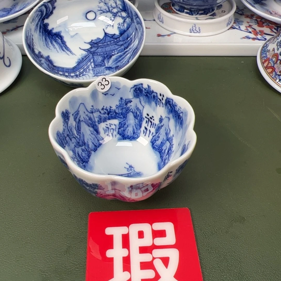 陶瓷景德镇纯手工纯手绘茶具木木33