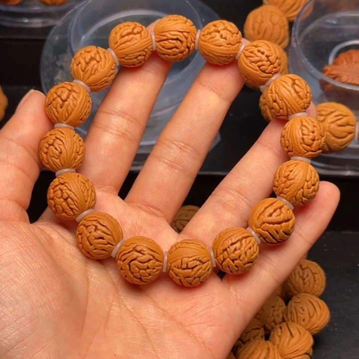 桃核手串绣球桃核14