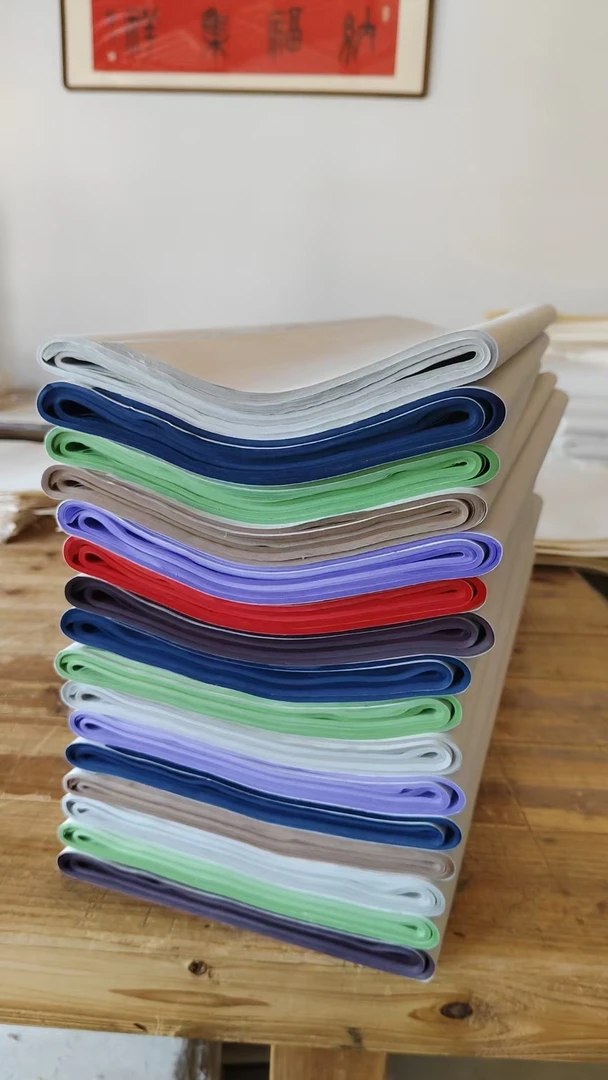 檀皮宣安徽手工宣古法檀皮宣书法写意国画创作品纸