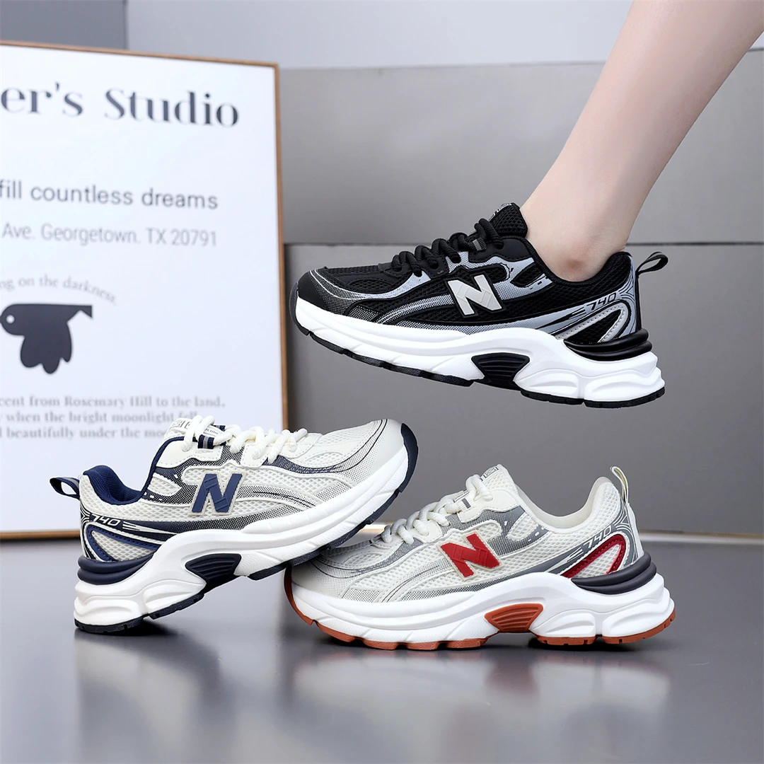 新百伦/时尚透气男女同款防滑百搭复古老爹鞋#740