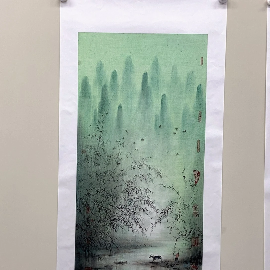 国画胡云三尺精品