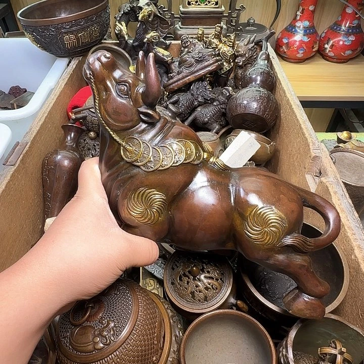 铜器办公室茶室摆件