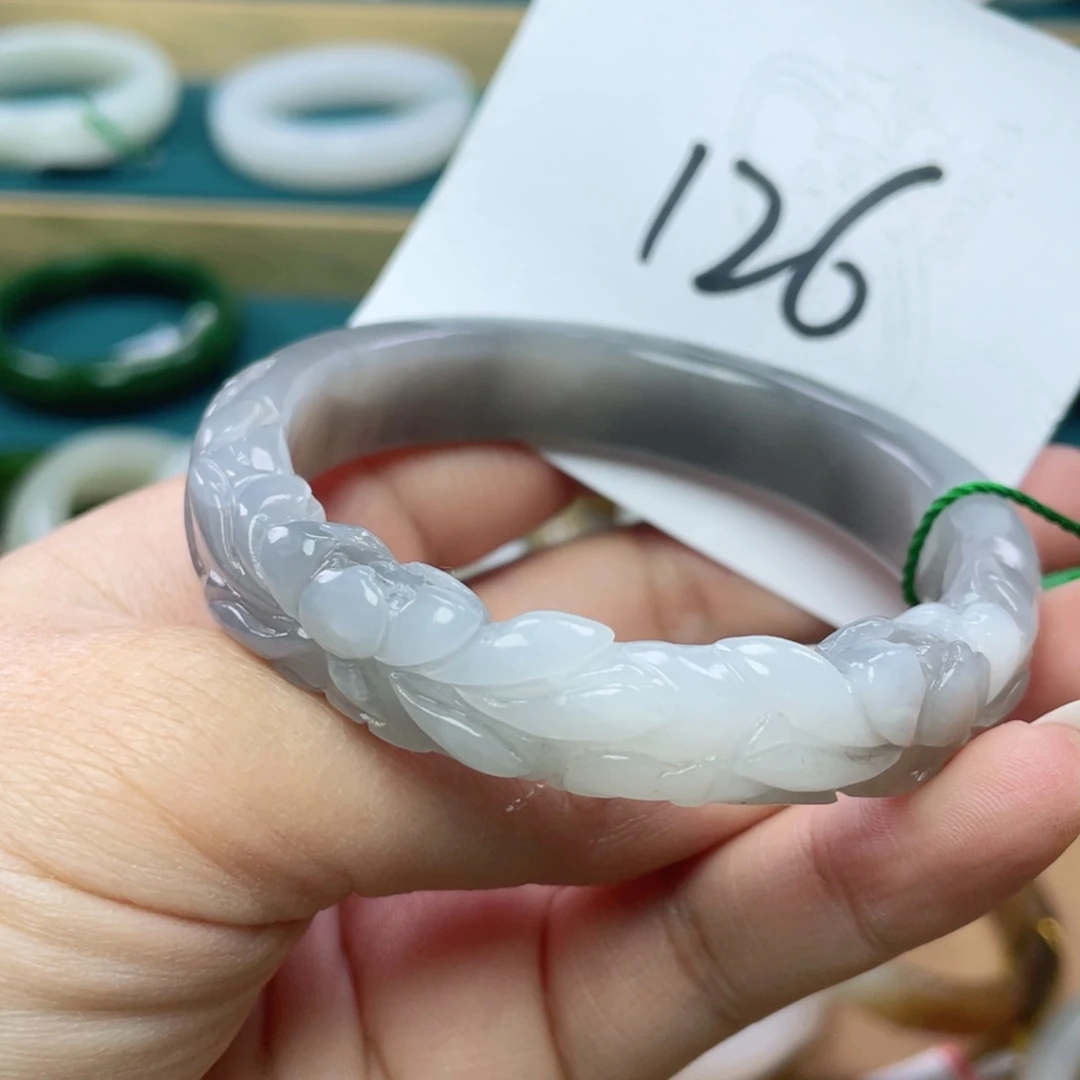 未镶嵌手镯和田玉圈口57