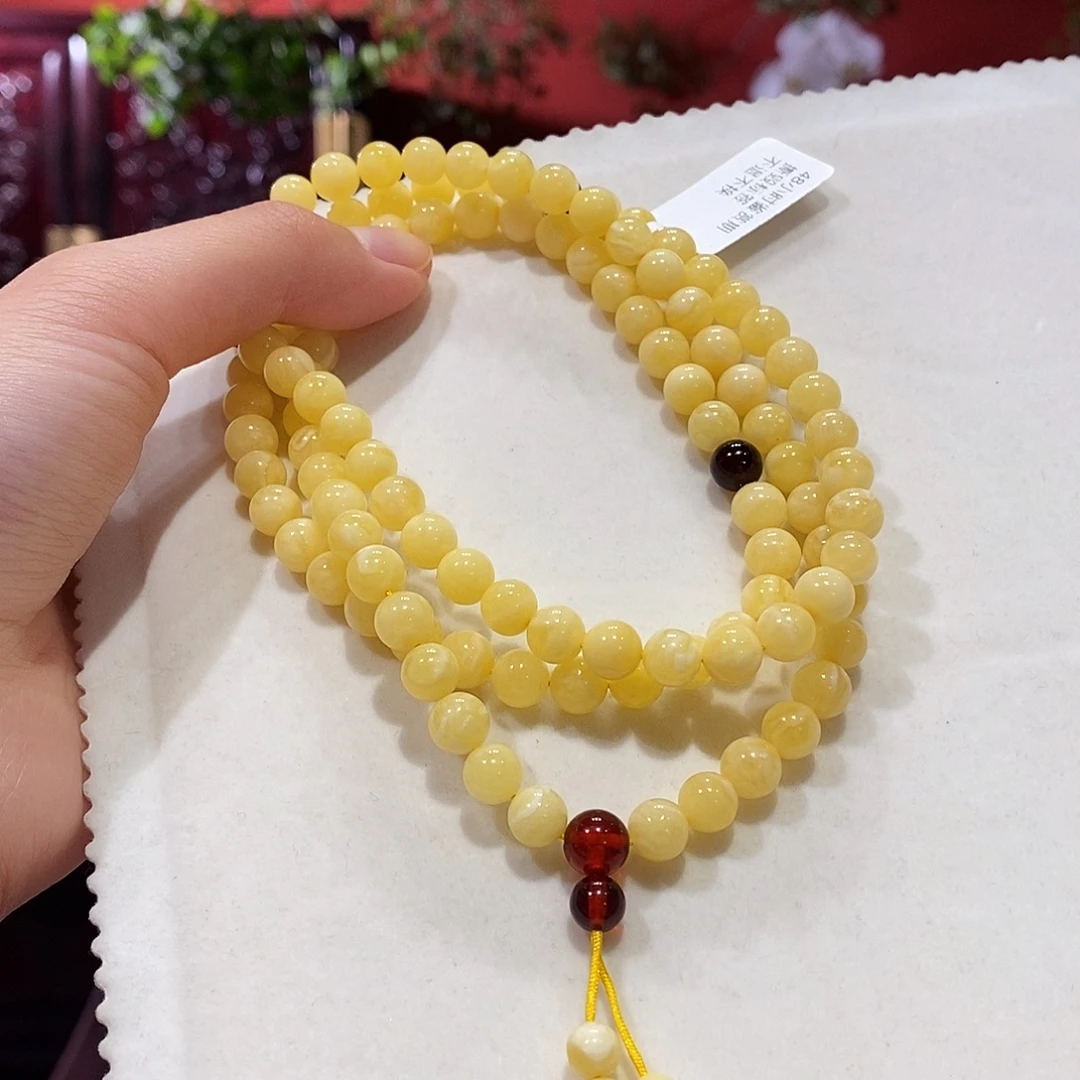 蜜蜡未镶嵌颈饰蜜蜡