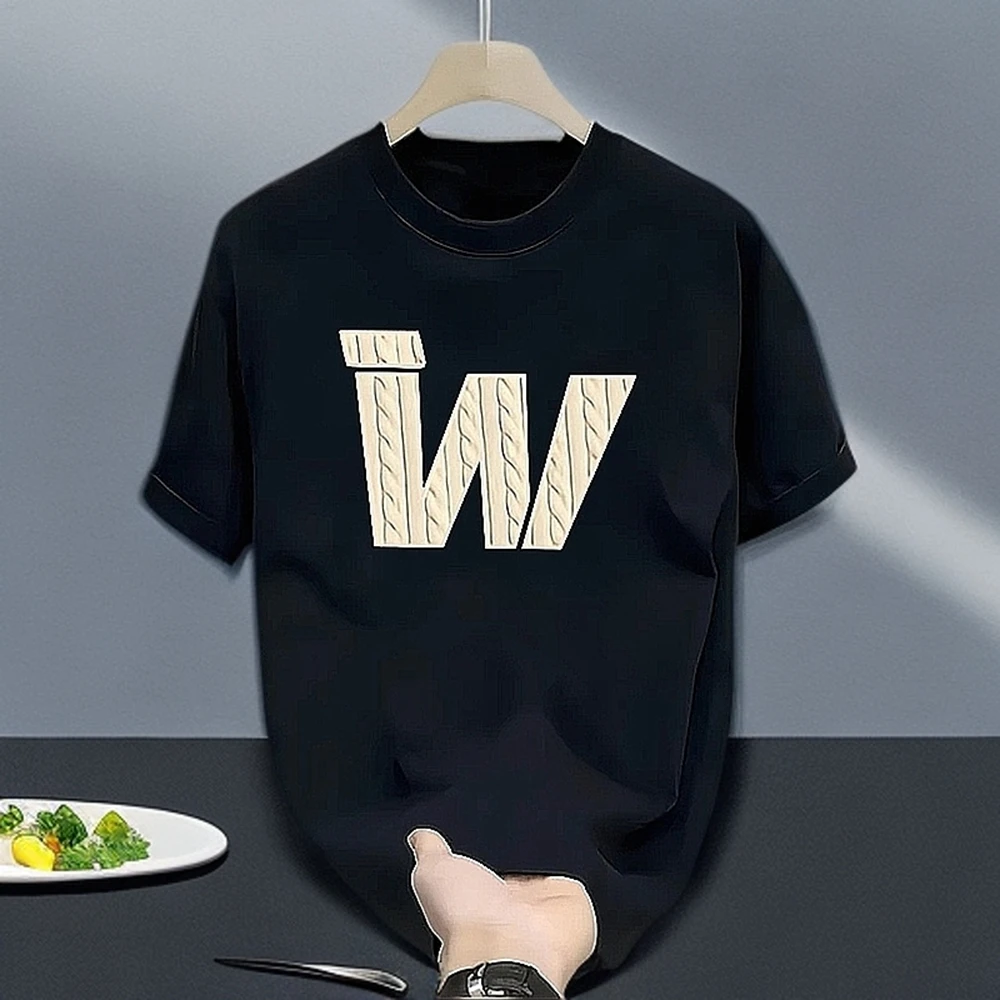 夏季新款短袖t恤美式潮牌园领宽松ins潮流休闲半袖男装体恤衫