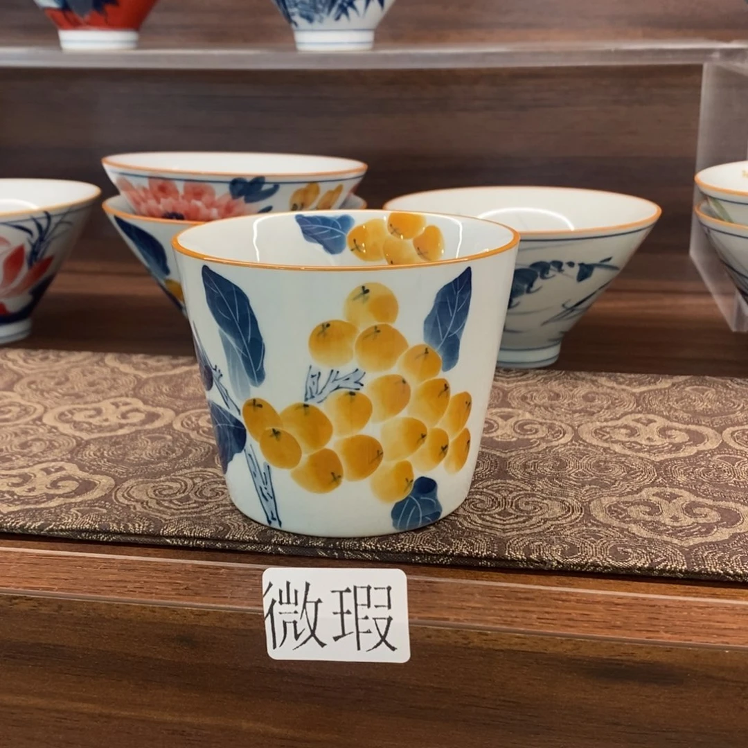 釉下彩老陶泥手工绘制