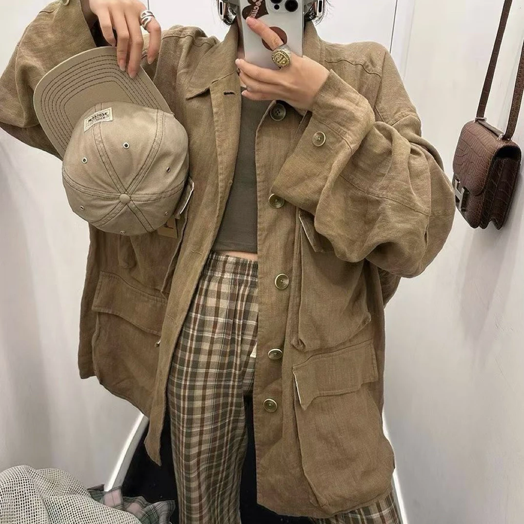 高个子必入！倪妮同款100%雨露汉麻大外套