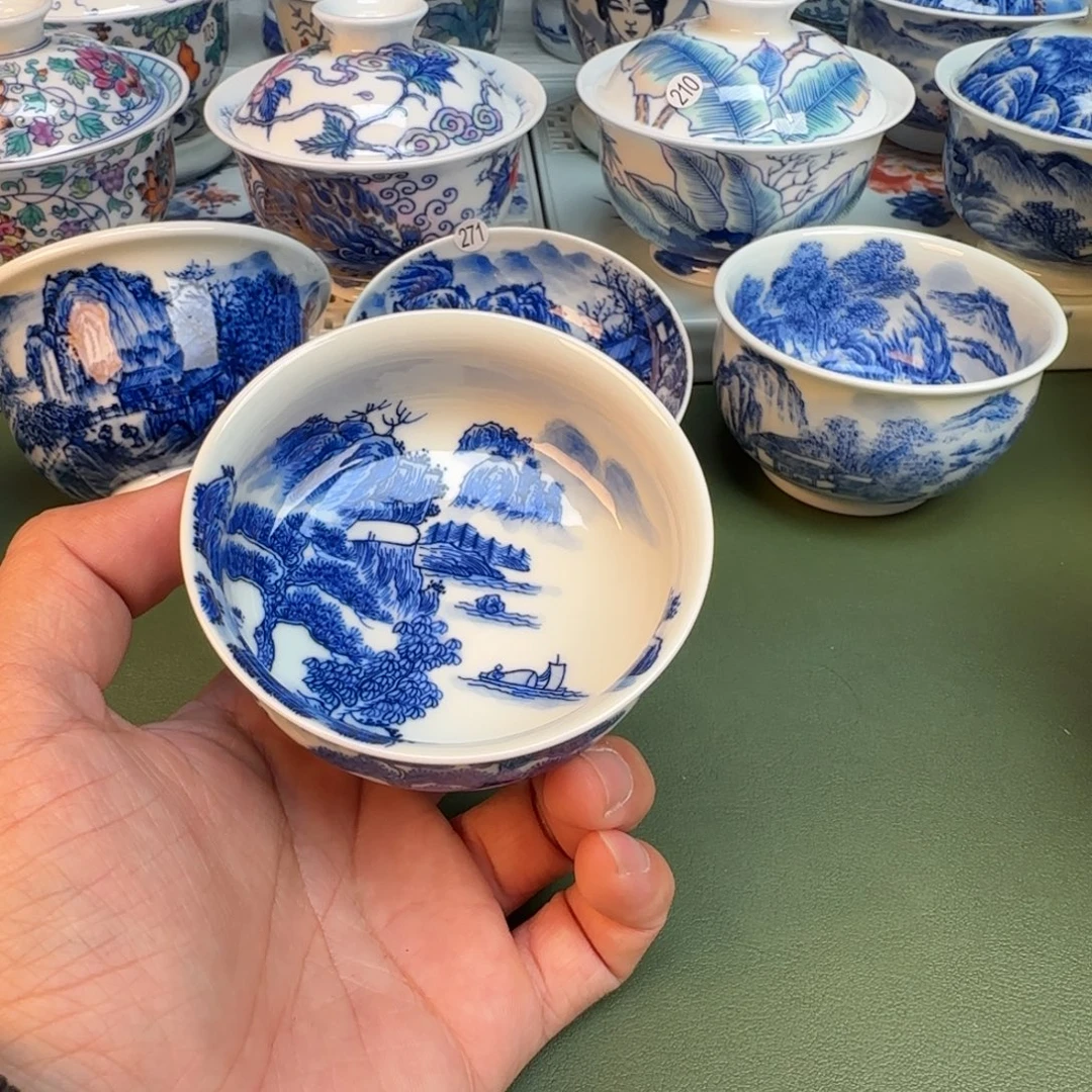 陶纯手工纯手绘茶具272