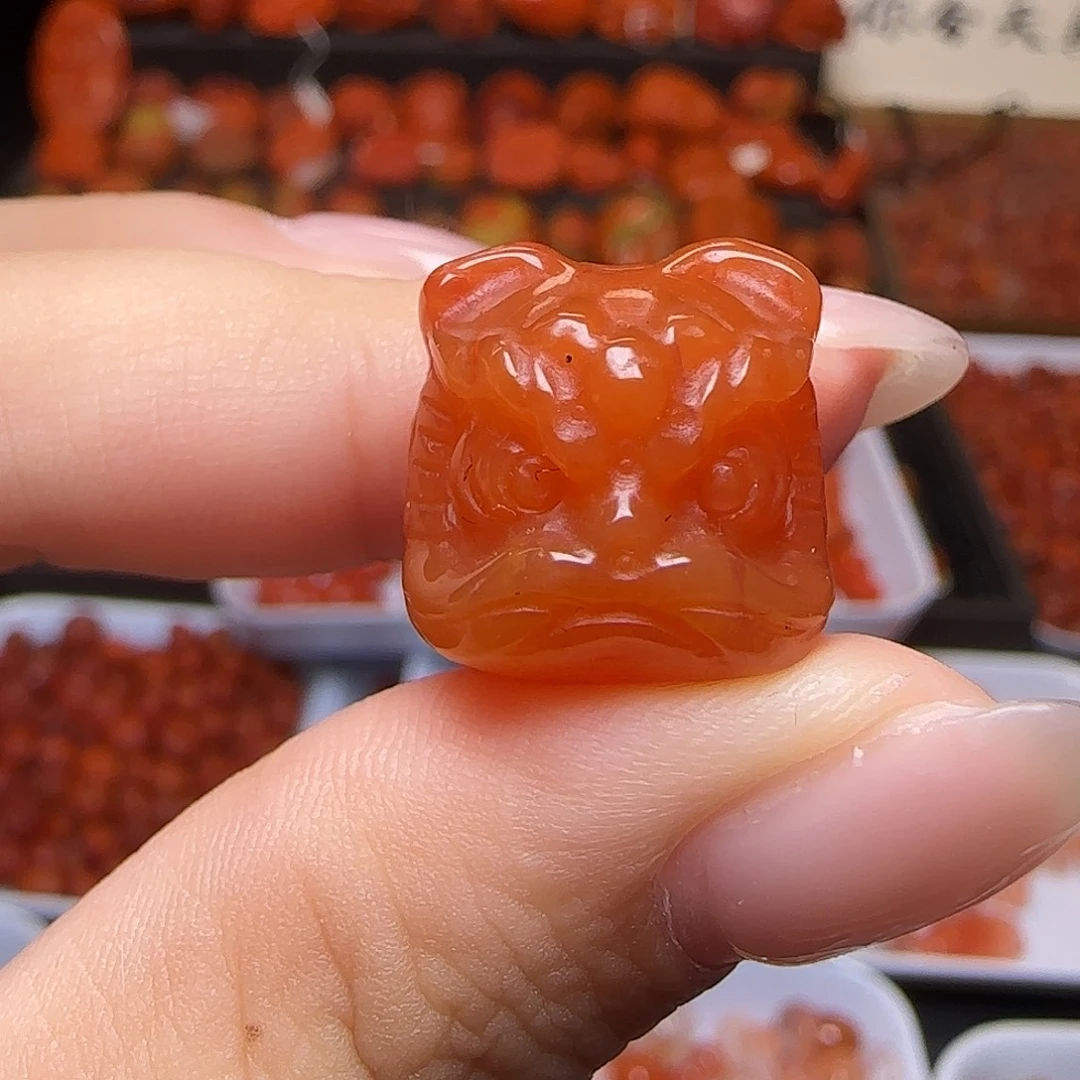 南红玛瑙未镶嵌吊坠(不含链)