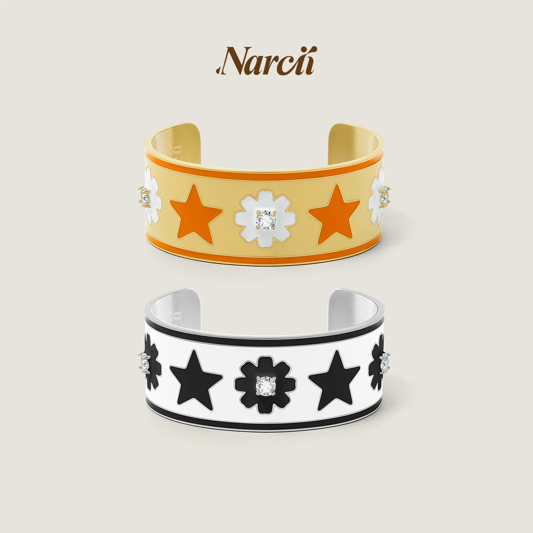 NARCII 合金合成锆石手镯 星星祭司手镯女小众ins高级感原创复古