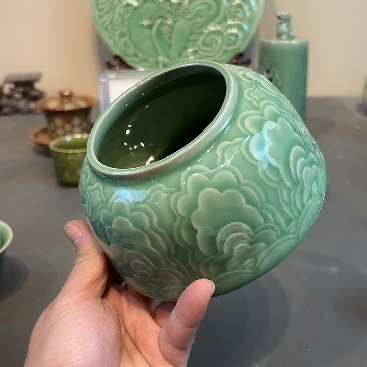 瓷片暗**王龙泉青瓷福利青瓷