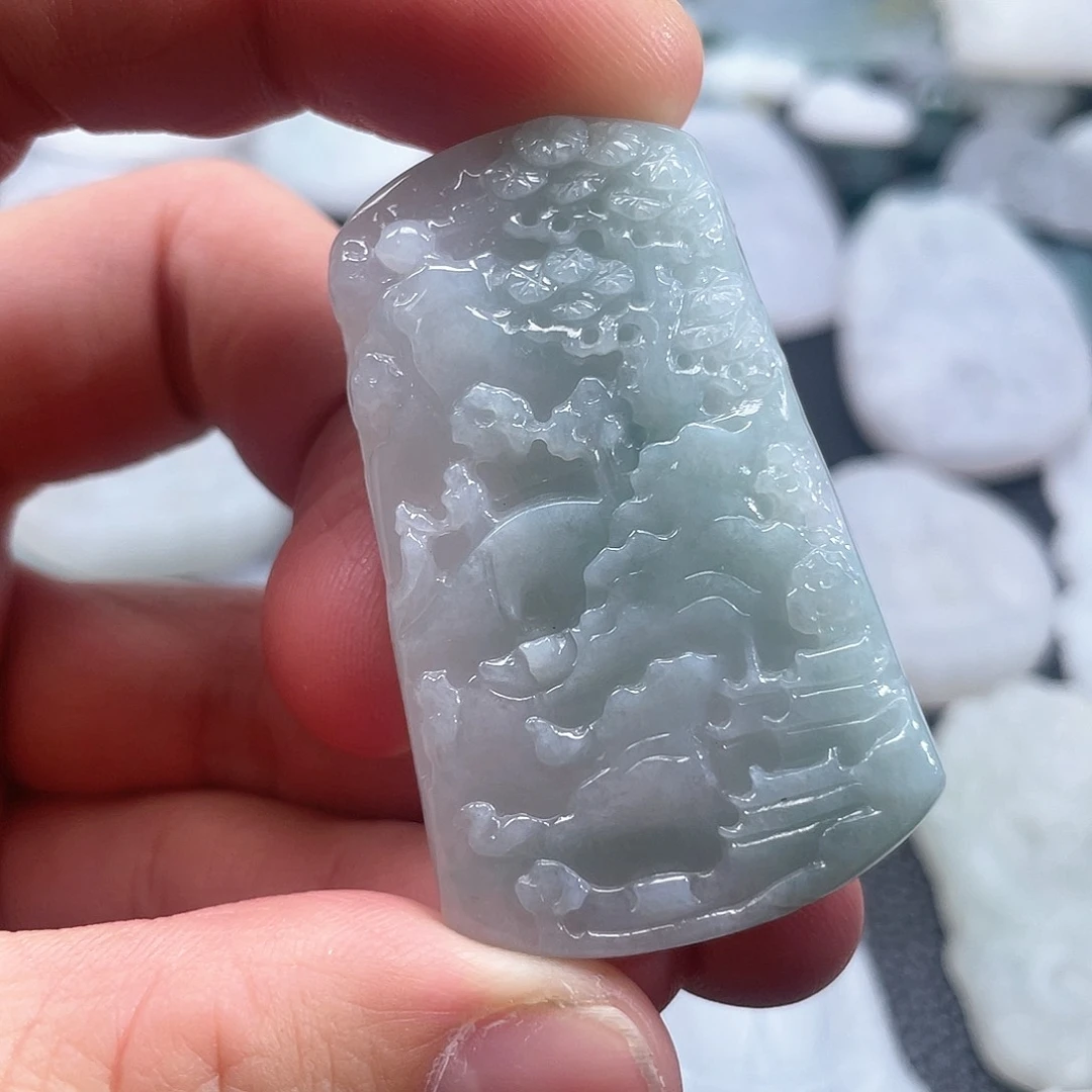 颈饰未镶嵌翡翠翡翠