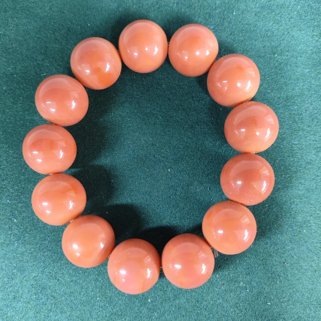 51号卡16mm橘莫色圆珠项圈