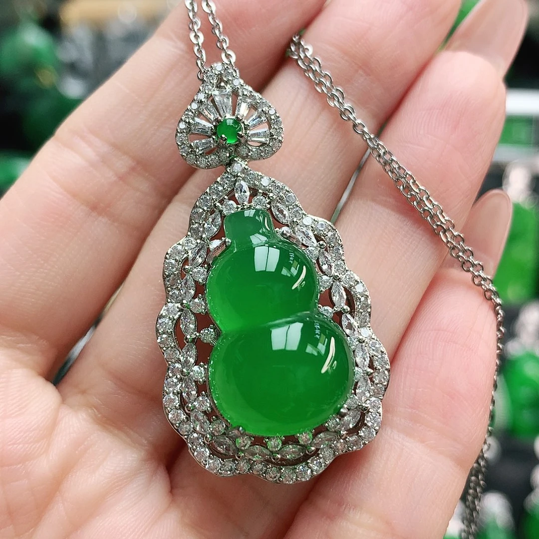 玛瑙/玉髓合金吊坠