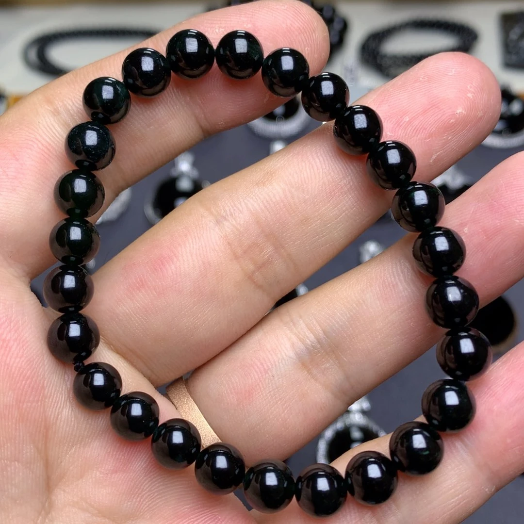 未镶嵌手串翡翠墨翠手串