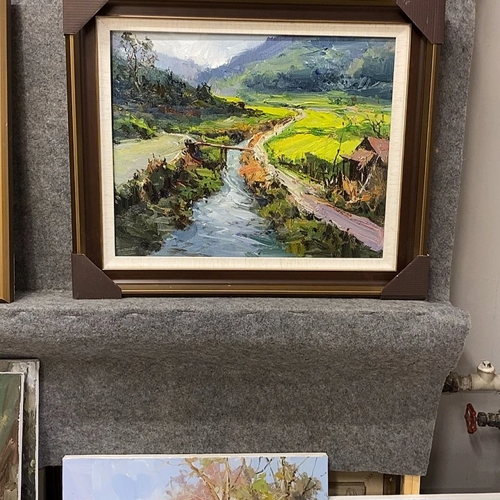 油画带外框画心尺寸50*40㎝