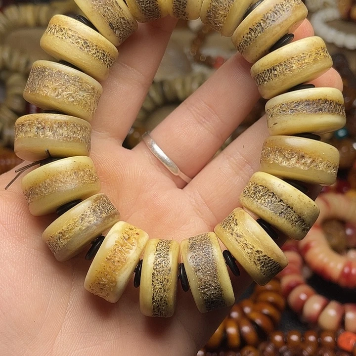 明***哥手串/手链牛骨牛骨手串