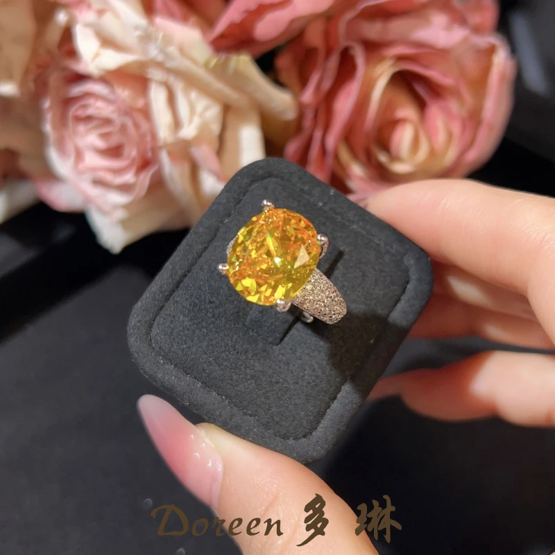 铜合金戒指 黄色旦面戒指NW8772