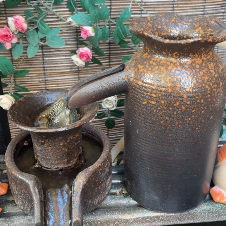 粗陶口径13/27，13/15/15➕10W水泵➕水管➕过滤棉