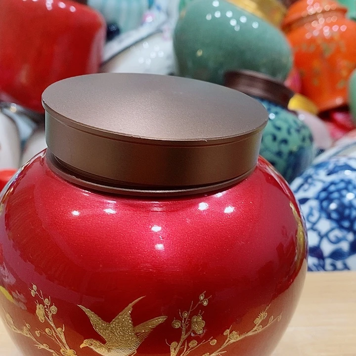 陶摆件储存罐茶叶罐