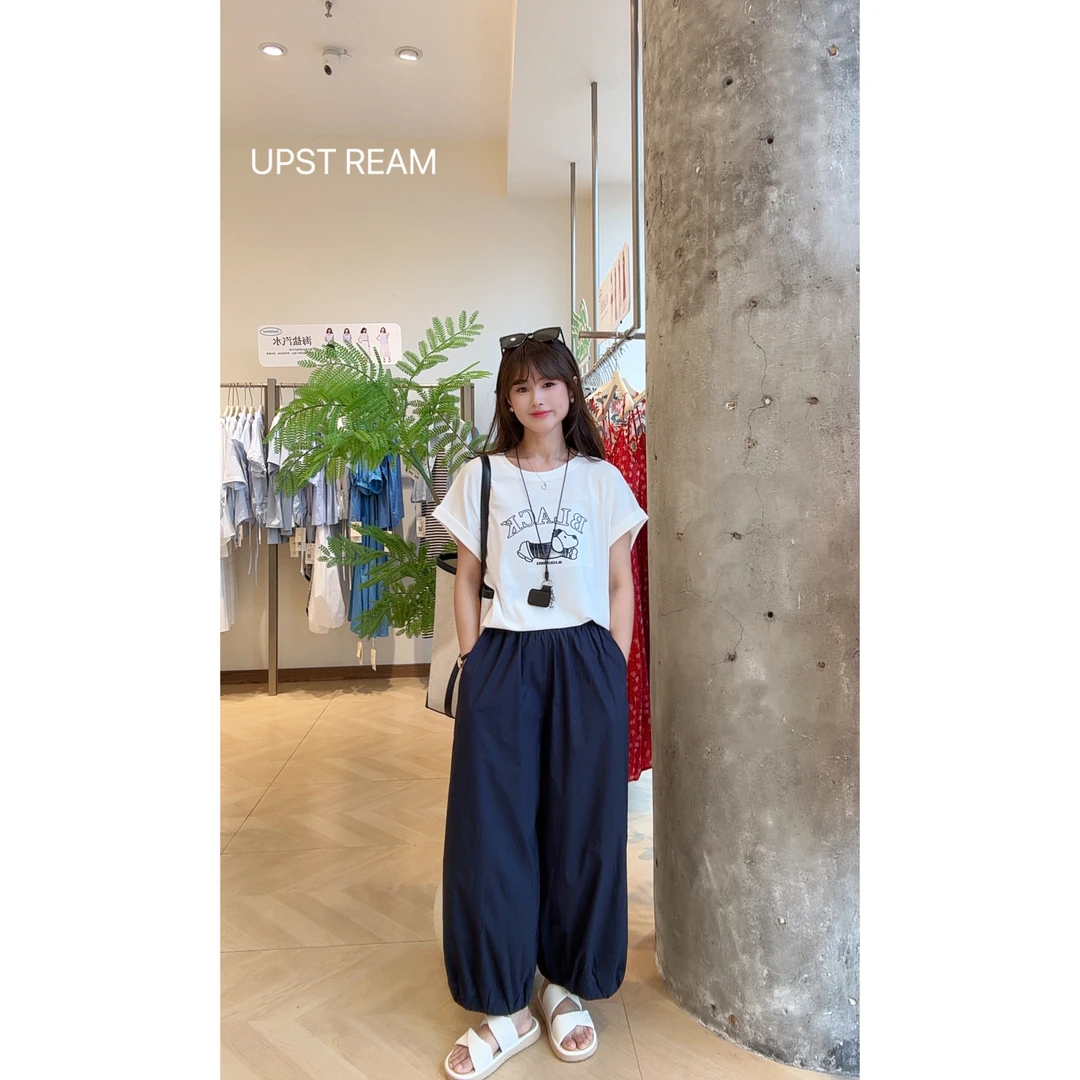 溪上新款--韩系花苞裤