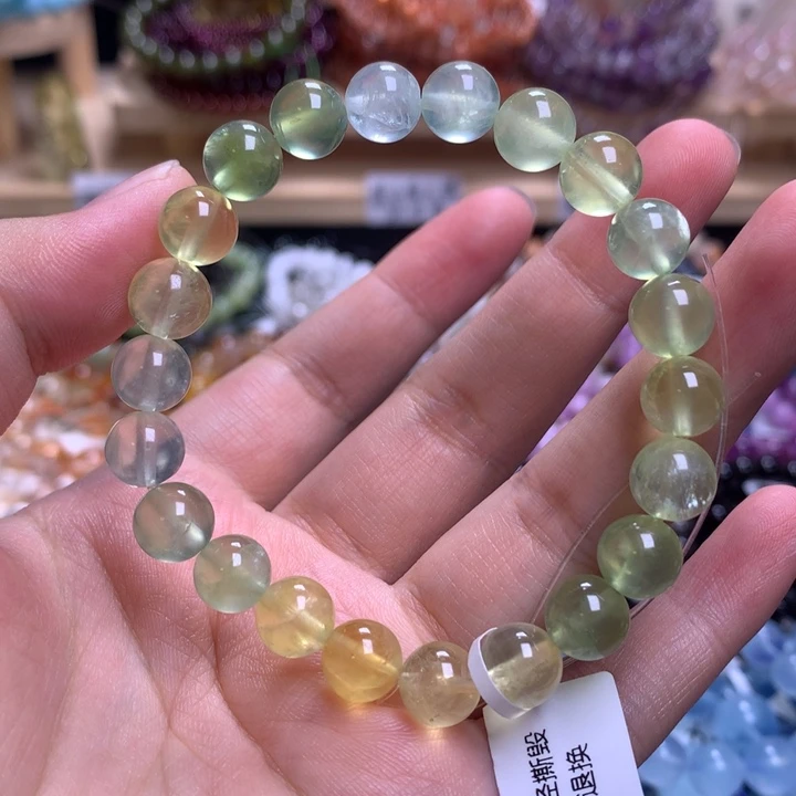 未镶嵌手串水晶8.6渐变葡萄