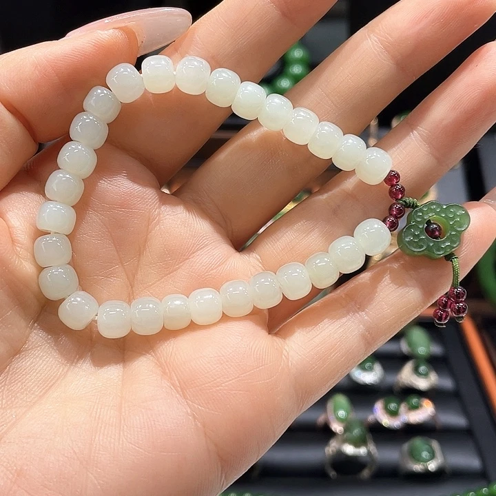 和田玉（碧玉）银S925镀金镶嵌戒指