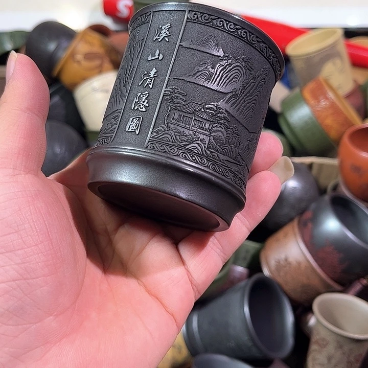 茶杯紫砂全手工紫砂主人杯