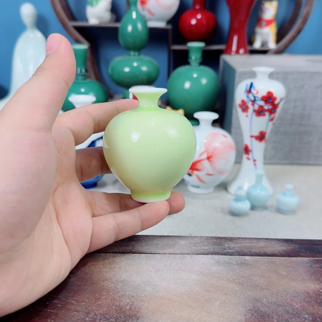 陶瓷手工小花器摆件