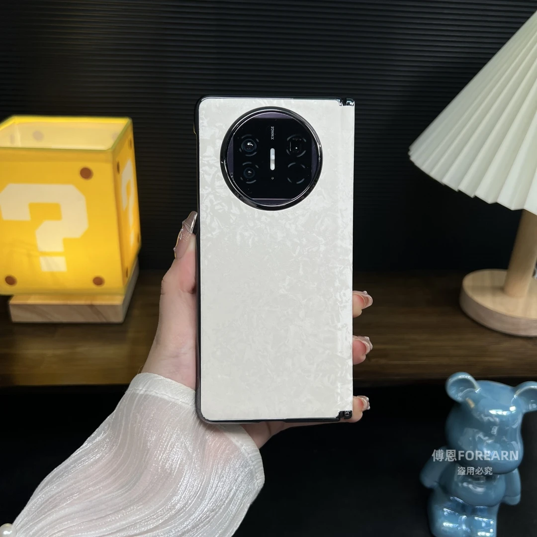 适用于华为matex5手机壳matex6折叠屏x3保护套x6贝壳纹新款网红x5