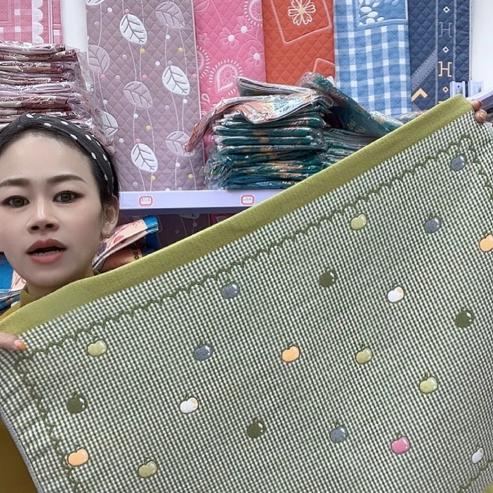 棉绿色平安果纯棉