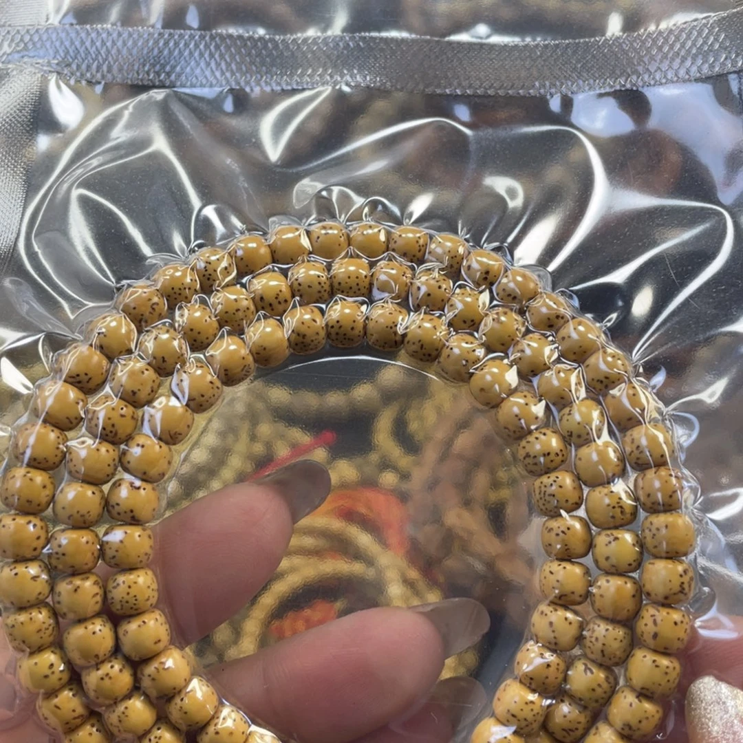 星月菩提吊坠原生态大留白黄金籽尺寸6